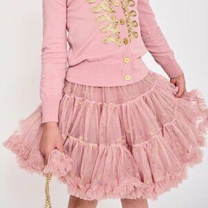 Angel’s face luxury layered ruffle Star Pixie Tutu Skirt Tea Rose